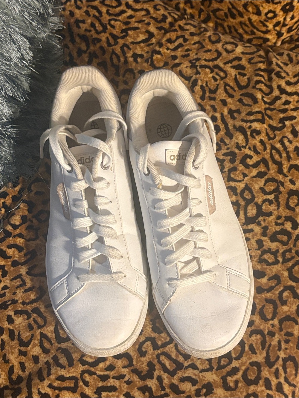 adidas Women’s White Low-Top Lace-Up Sneakers